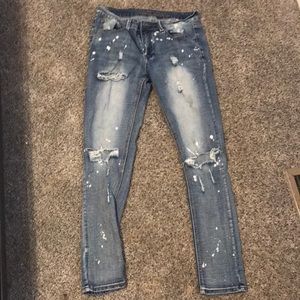 Rue 21 Ripped Blue Jeans
